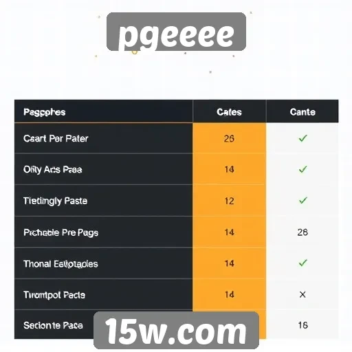Comparação entre pgeeee e plataformas concorrentes