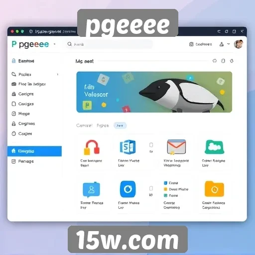 explorando a interface do pgeeee para novos usuários